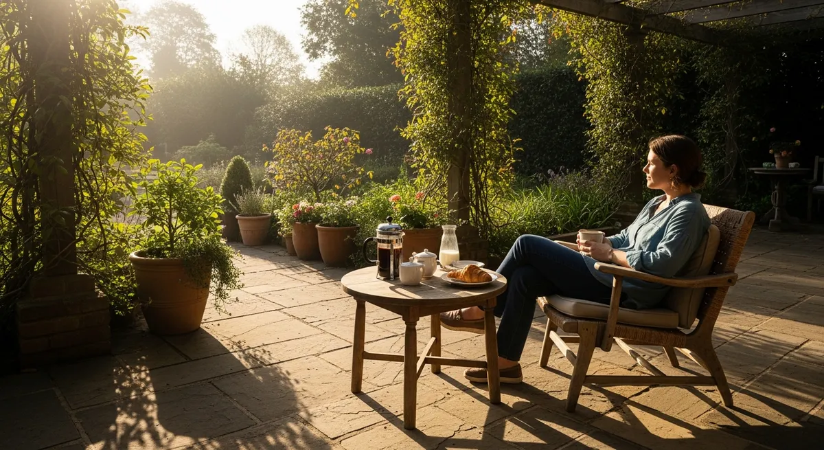 What The small ritual of morning coffee on the patio quietly takes away from a person - cat thumb 2