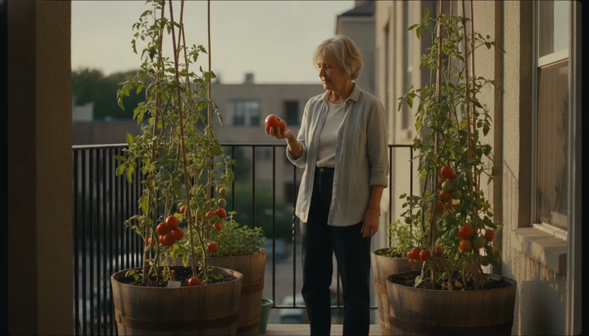 The First Tomatoes at the New Place