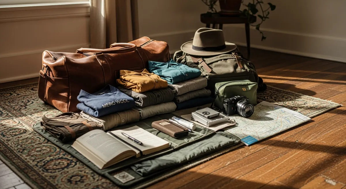 She Finally Understood The art of packing light for a long slow journey the Morning She Left the Second Suitcase on the Porch - tag item